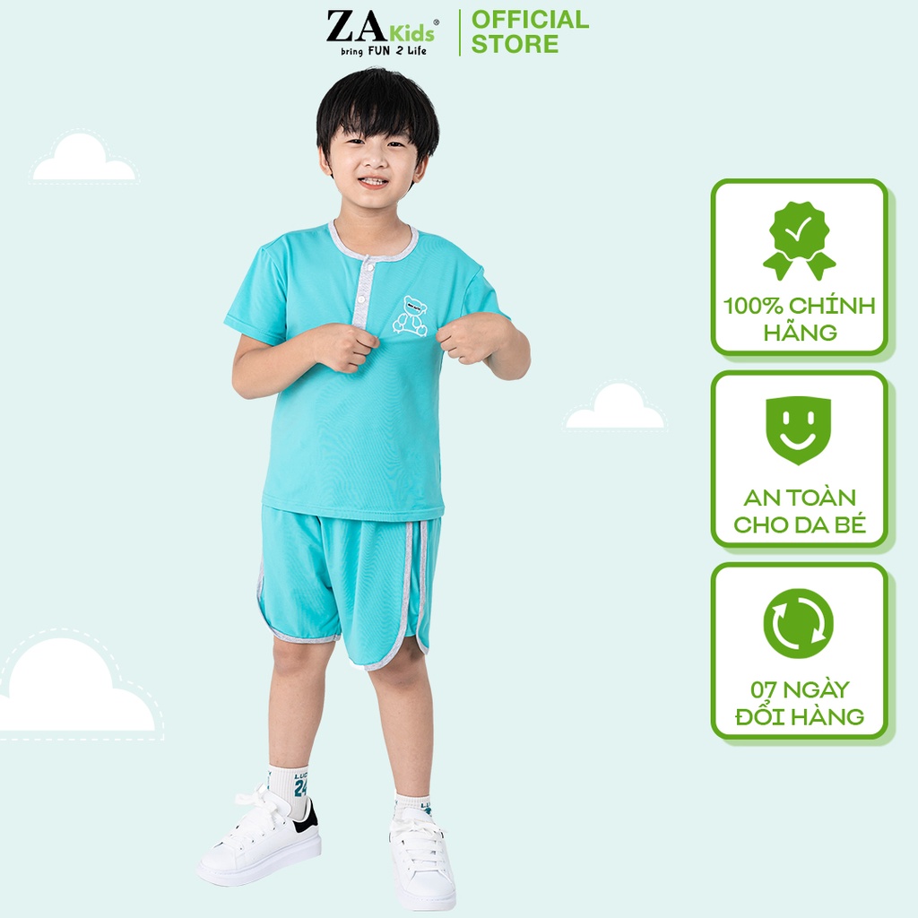 Bộ Quần Áo Thun Ngắn Tay Bé Trai (2-9 Tuổi) ZAKids 21108T/ZA22163TN