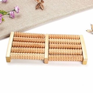 Bàn lăn chân gỗ 5 hàng