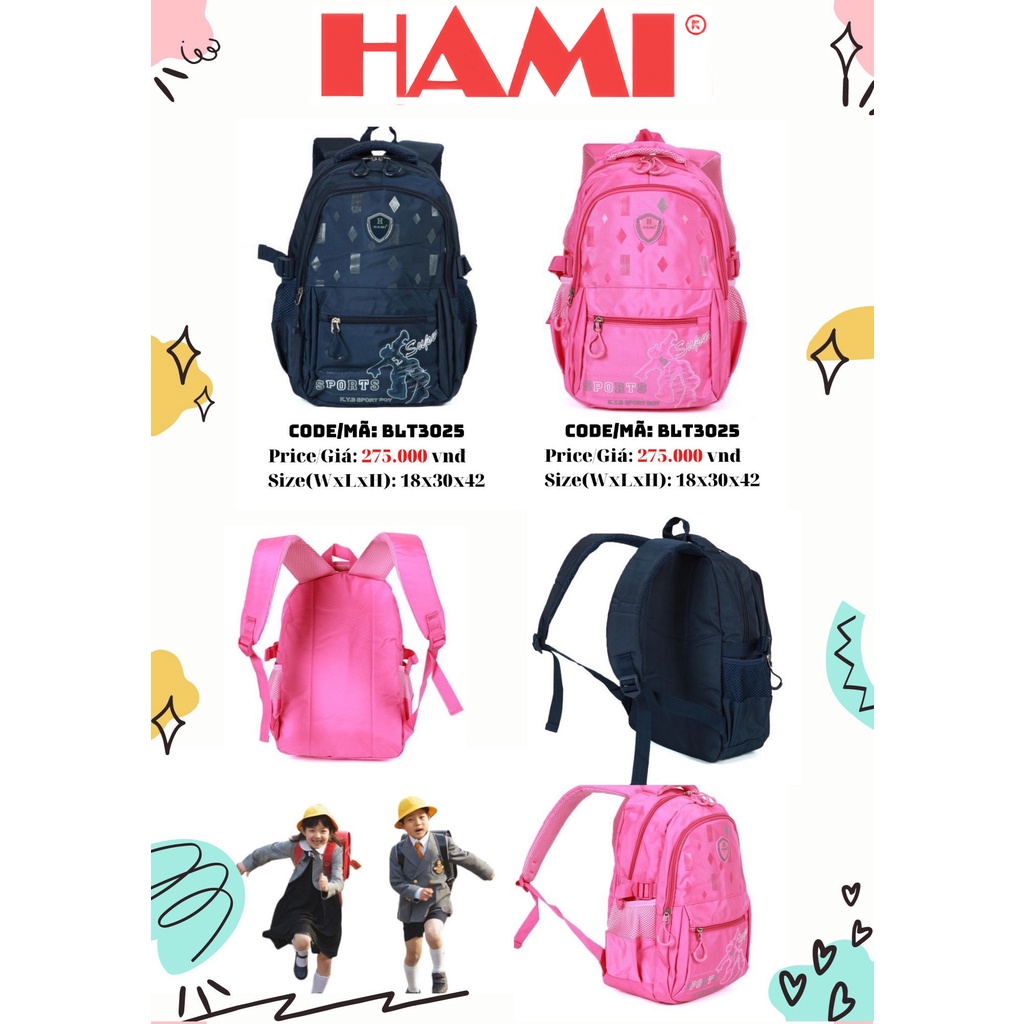 BALO HỌC SINH THỜI TRANG, SIÊU NHẸ, SIÊU BỀN, BẢO HÀNH 1 NĂM