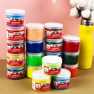 37 màu!màu nước/màu gouache chính hãng chinjoo lọ 100ml,màu oat-màu bột pha sẵn cao cấp chất màu sánh mịn
