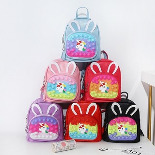 Balo pop it hình Unicorn dễ thương cho bé gái