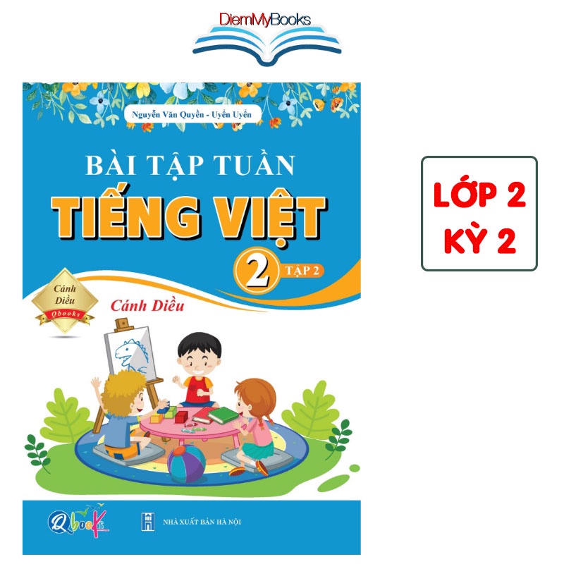 Sách Lớp 2- Combo 5 Quyển Sách Bài Tập Toán Tiếng Việt Tiếng Anh Dành Cho Học Sinh Lớp 2