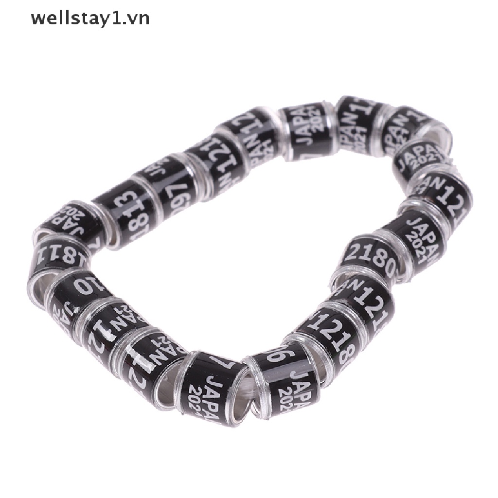 1  Set 20 Vòng Khuyên Chân Chim Bồ Câu Nhiều Màu Sắc
