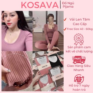 [Siêu Hot] [GIÁ SỈ] BỘ ĐỒ MẶC NHÀ, BỘ GIỮ NHIỆT LEN TĂM HENRY ROE HÀNG CHUẨN