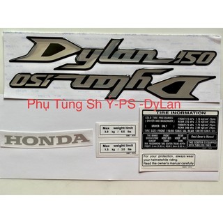 Bộ tem Honda Dylan