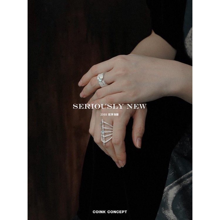 Nhẫn Bắn Tim Thiết Kế Trung Tính Chính Hãng Niche