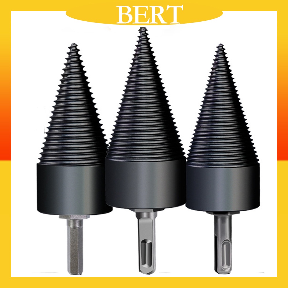 BERT🇻🇳｜Mũi Khoan Chẻ Củi Mũi Khoan Mũi Khoan Cắt Gỗ Chuyên Dụng hình nón chuyên dụng cho chẻ củi