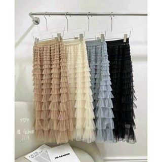 Chân váy xếp ly tầng - Hàng QC