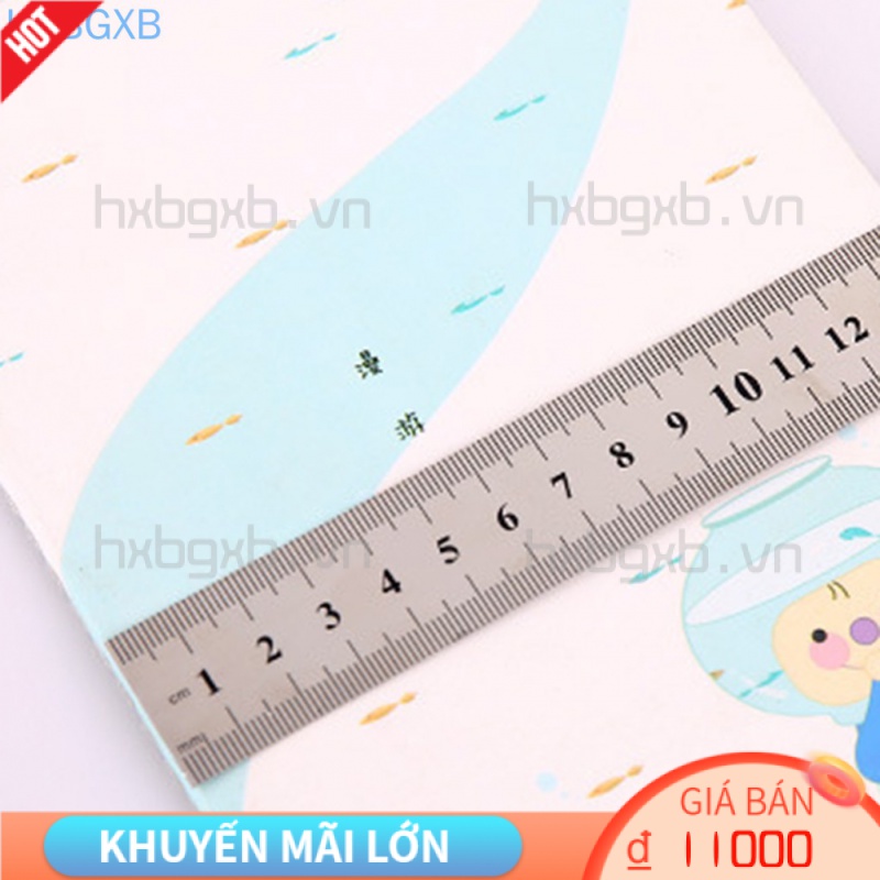 Thước đo hai mặt 15cm/ 30cm bằng thép không gỉ