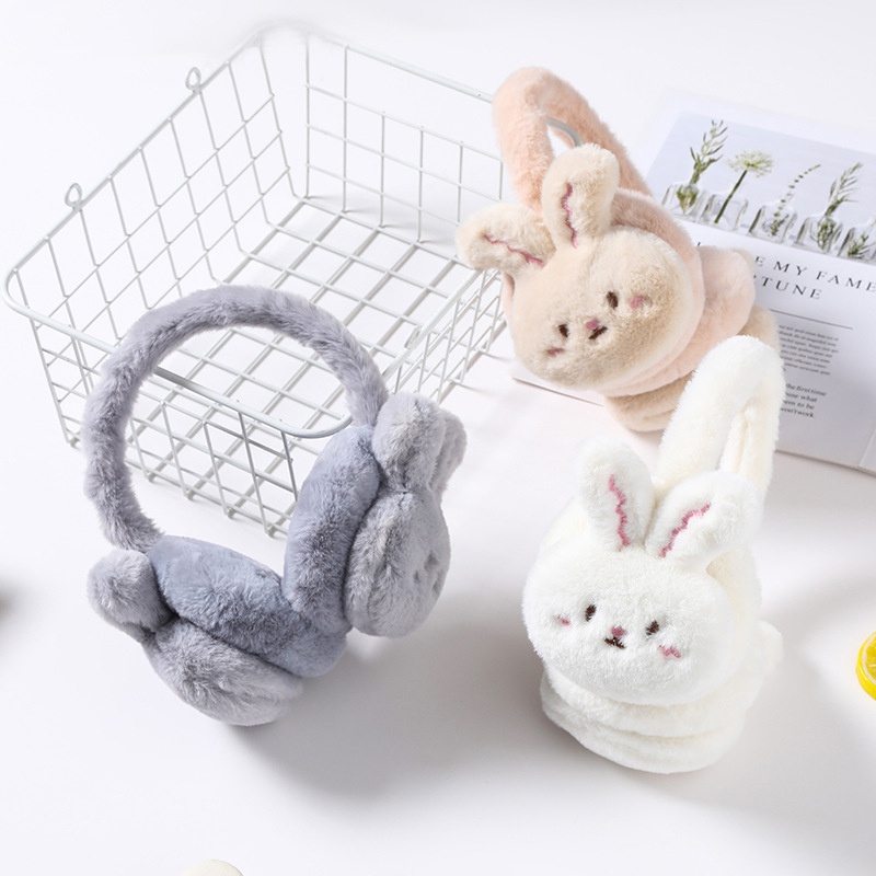 Chụp tai giữ ấm thiết kế hình thỏ độc đáo