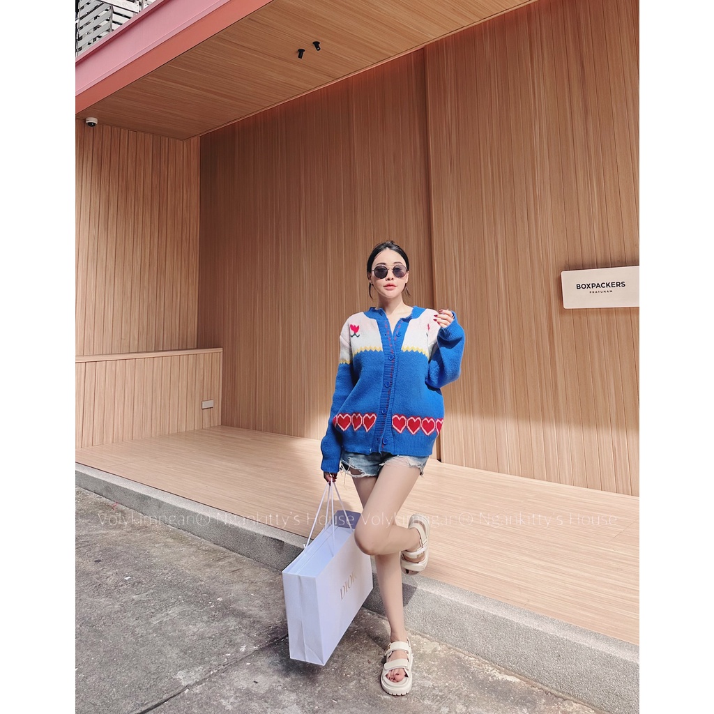 Áo khoác ca.di.an hoa