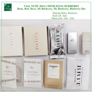 Nước hoa Vial My Burberry Blush,Black,Brit,Her