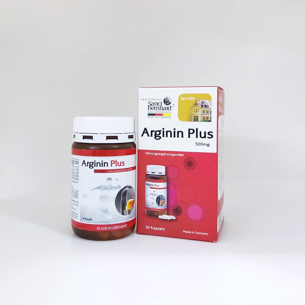 Combo 2 hộp viên uống bổ gan Arginin Plus giải độc, tăng cường chức năng gan 30 viên, 60 viên-Sanct Bernhard