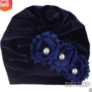 Mũ Trùm Đầu Họa Tiết Hoa Đáng Yêu Cho Bé