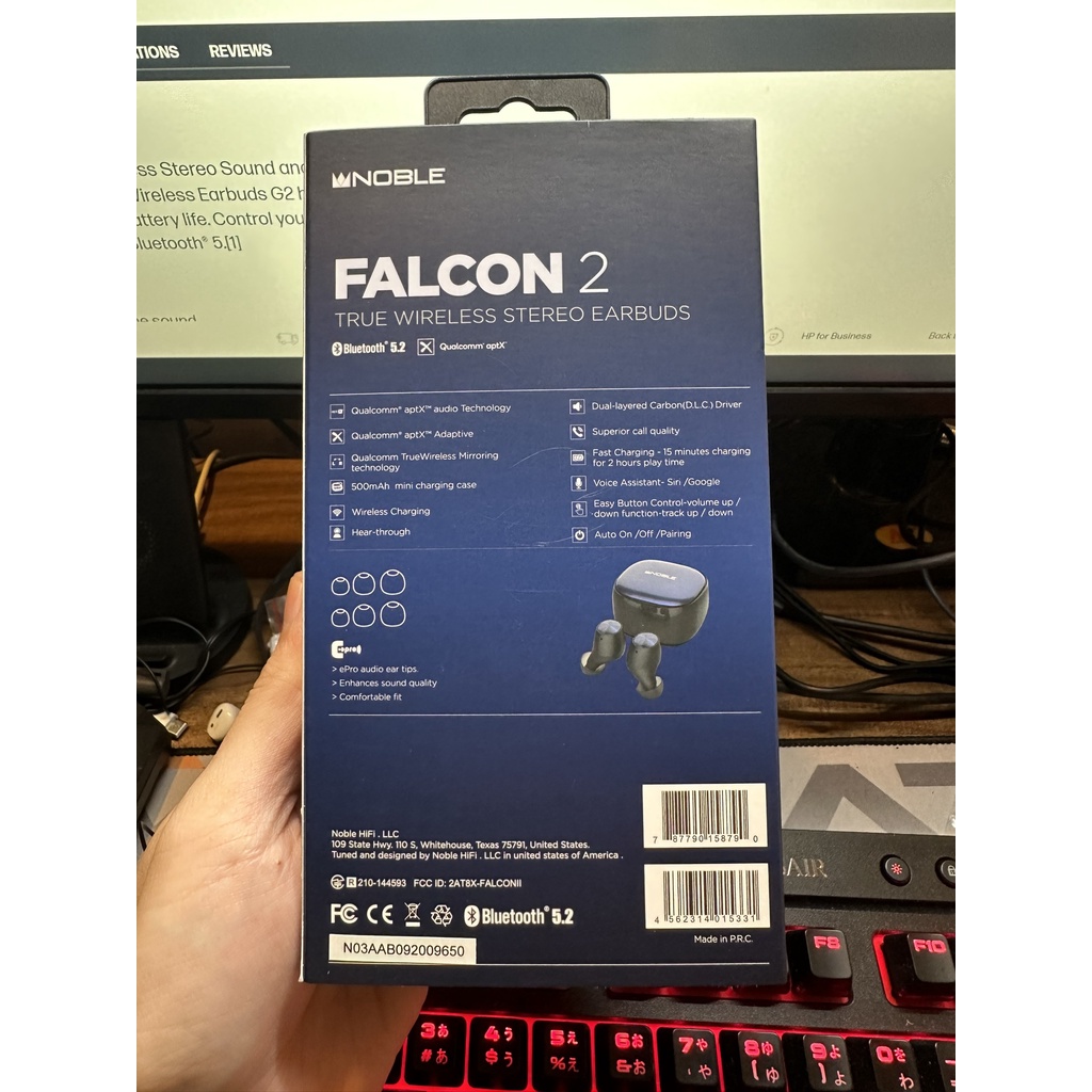 Tai nghe Noble Falcon 2 likenew