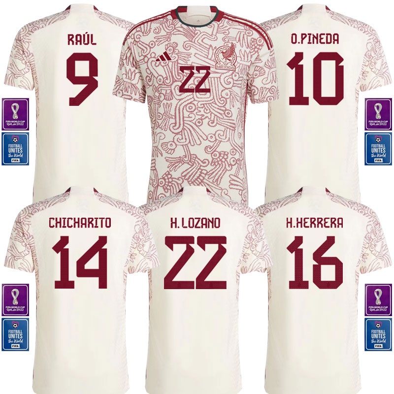 Áo Bóng Đá Số 22-23 Mexico Sân Khách 2022-23 Size S-4XL