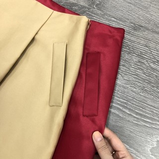 Short váy tafta