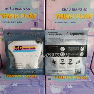 10 Chiếc Khẩu Trang 5D Thịnh Phát 3 Lớp Kháng Khuẩn