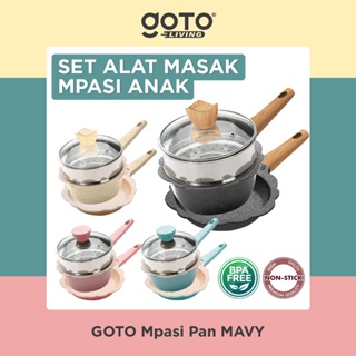 Image of Goto Mavy Panci Set Mpasi Pan Bayi Peralatan Cookware Wajan Baby