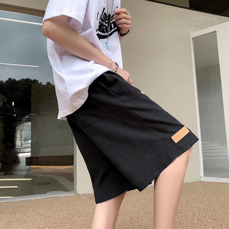 Quần Short Thể Thao Ống Rộng In Họa Tiết Phong Cách Hiphop Đường Phố Cho Nam