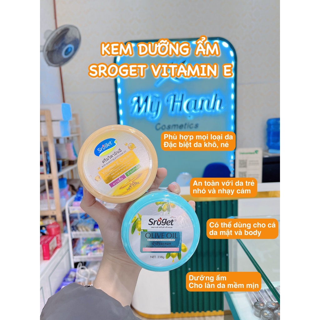 KEM DƯỠNG ẨM VITAMIN E SROGET