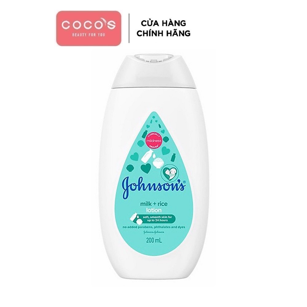 Sữa Dưỡng Thể Chiết Xuất Sữa Và Gạo Johnson s Milk And Rice Baby Lotion