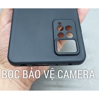 [Redmi Note 11E/11E Pro] Ốp lưng silicon dẻo đen cao cấp Henyou
