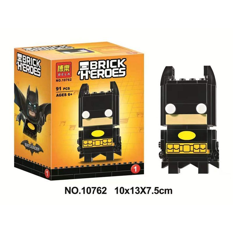 Đồ Chơi Lắp Ráp Hình Anh Hùng Đầu Vuông Nhỏ Thông Minh Cho Trẻ Em