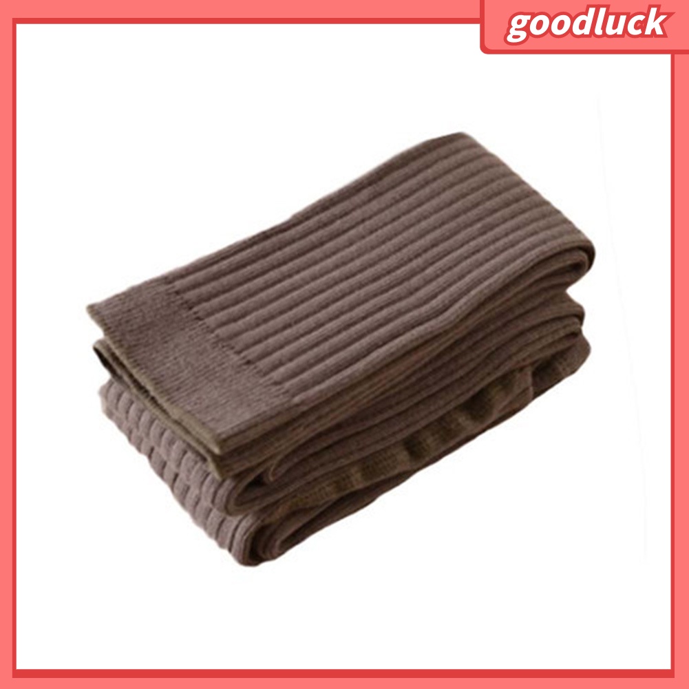 [GOCK] Quần Tất Dệt Kim Co Giãn Màu Trơn Họa Tiết Kẻ Sọc Giữ Ấm Dành Cho Bé Gái