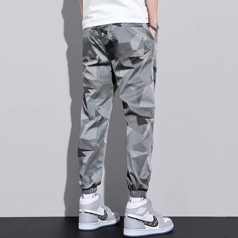 Quần Dài Dáng Suông Họa Tiết Rằn Ri Cá Tính Hợp Thời Trang Cho Nam