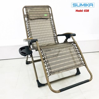 [SIZE LỚN] 2 Mẫu ghế gấp xếp thư giãn Sumika 638 & 639 NEW 2021 (Tặng khay để ly) ghế văn phòng,ghế bố