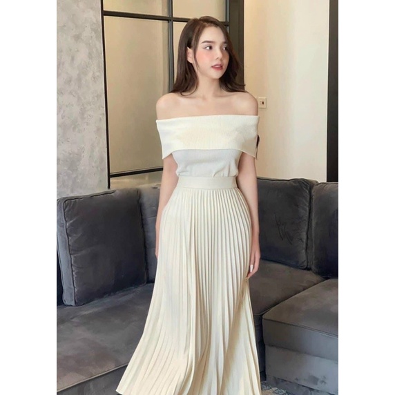 Áo Ống Trễ Vai Bảng To Phong Cách Hiện Đại CC082