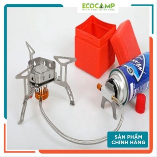Bếp ga mini du lịch gấp gọn, phù hợp dã ngoại, đi phượt, kèm đầu nối van ga