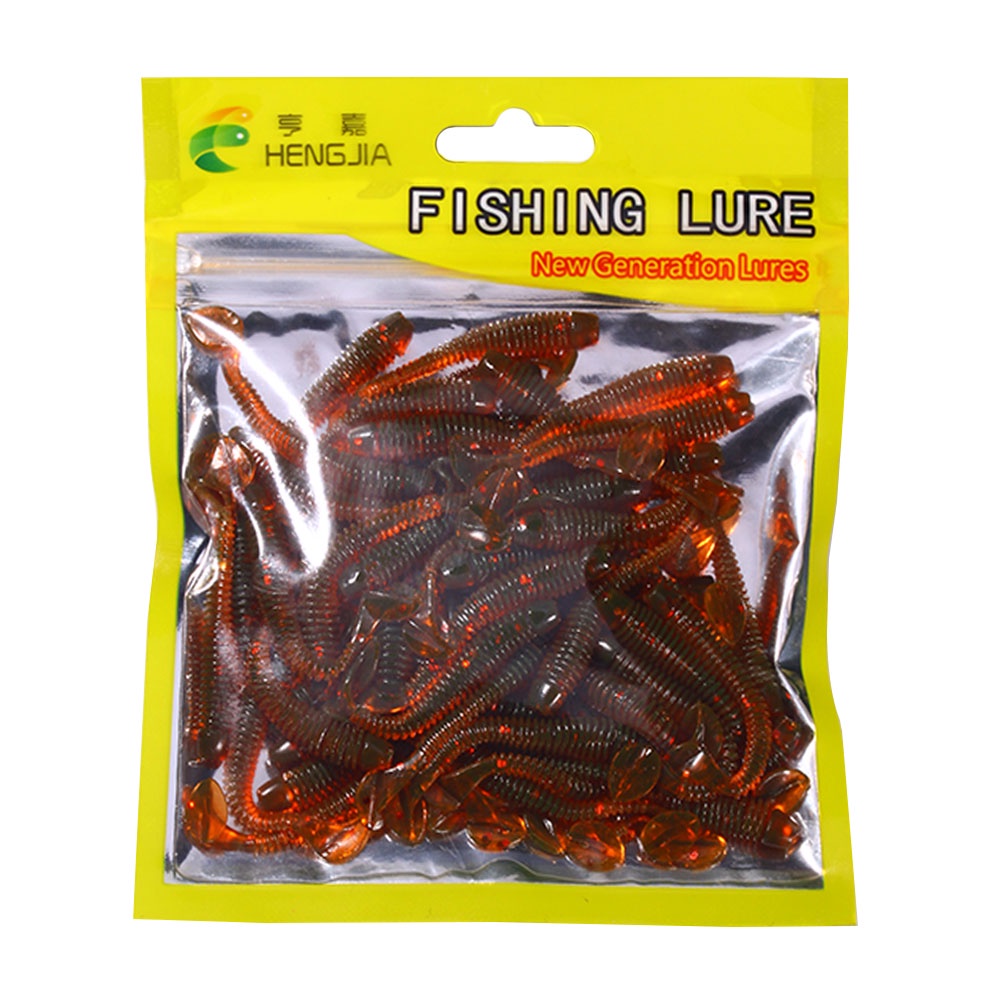 Set 50 Mồi Câu Cá Nhân Tạo Mềm 5cm / 1g