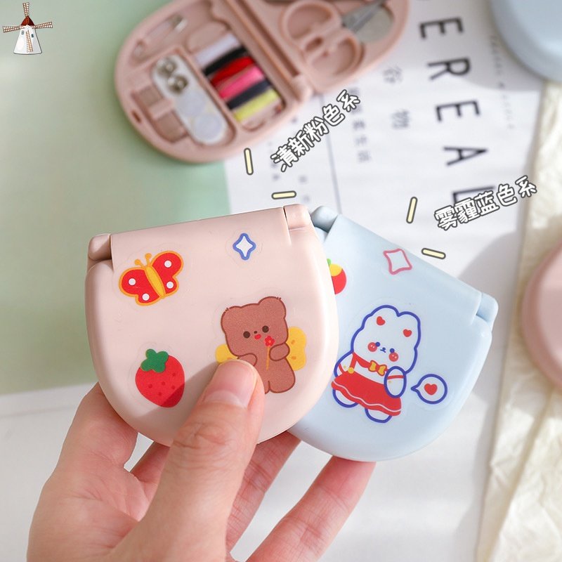 Hộp Dụng Cụ May Vá mini Họa Tiết Hoạt Hình Dễ Thương