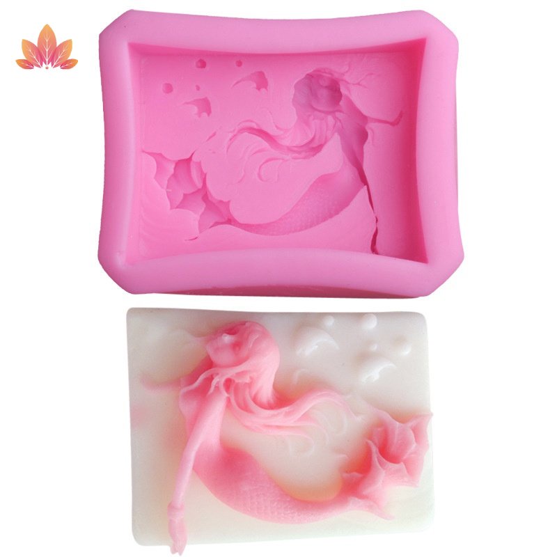 Khuôn Làm Bánh / Kẹo / Xà Phòng Chất Liệu Silicone Hình Hoa Cổ Điển JP5