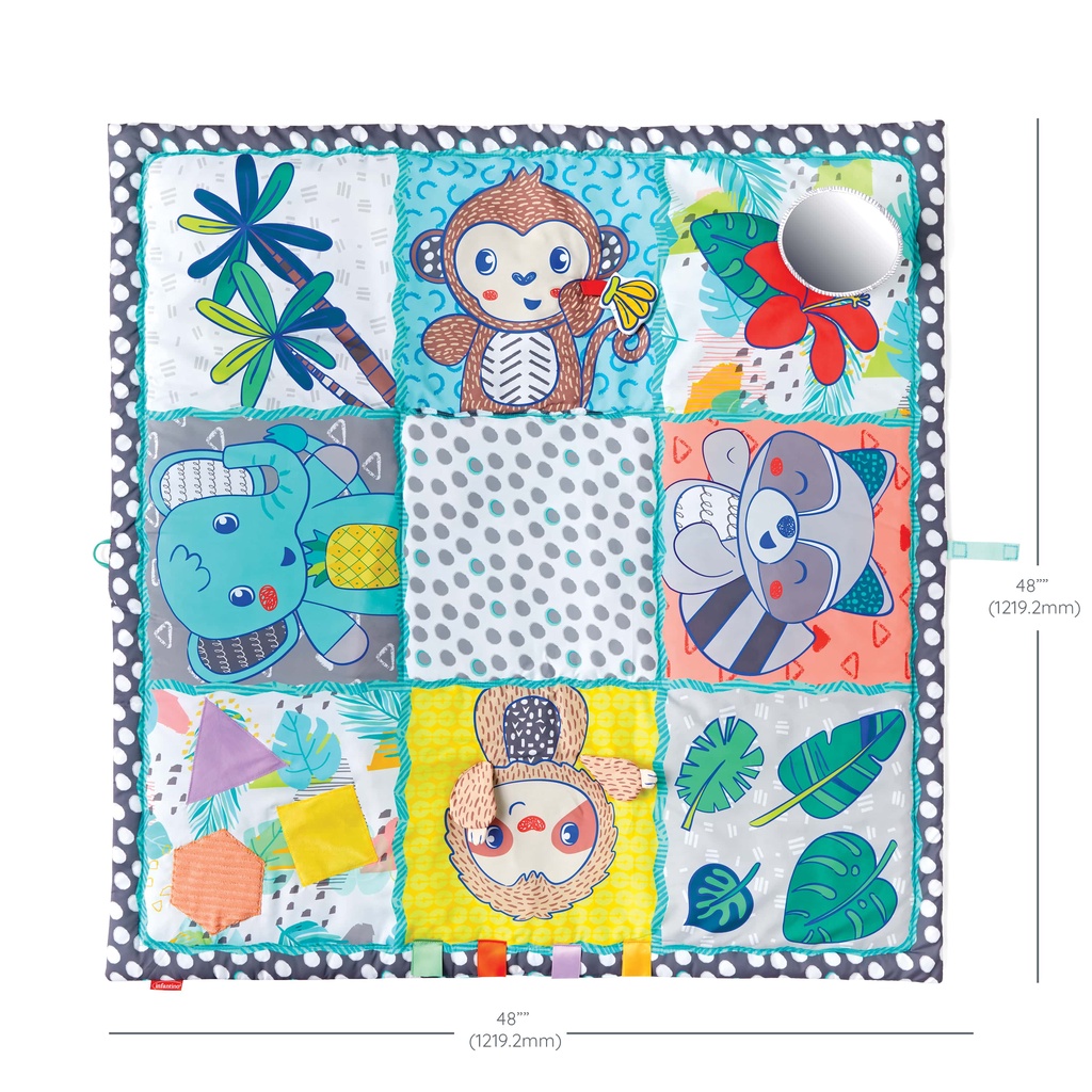 [Chính Hãng] Thảm vận động phát triển Infantino Giant Sensory Discovery Mat w/Handle