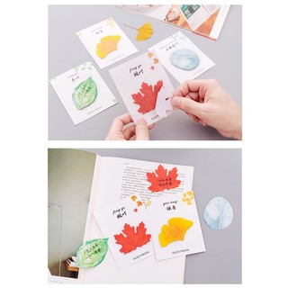 Giấy note ghi chú hình chiếc lá SH089