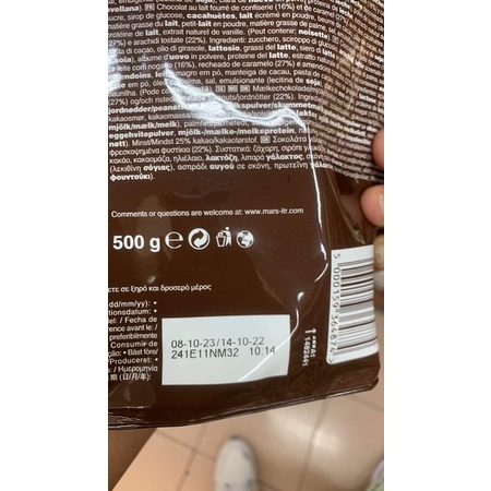 Socola Snicker Minis 28 thanh - Date 10.2023