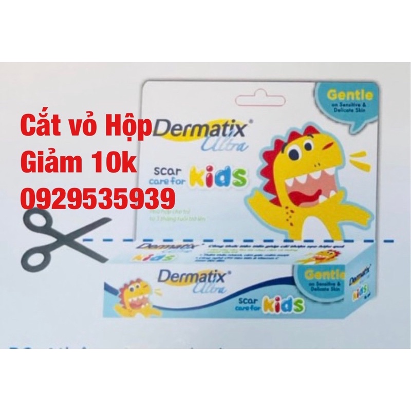 Dermatix Kids Gel mờ sẹo chuyên biệt dành riêng cho trẻ em