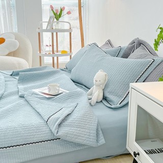 🍀freeship❤️Set chăn ga gối cotton Hàn sang trọng❤️ set 4 món cao cấp