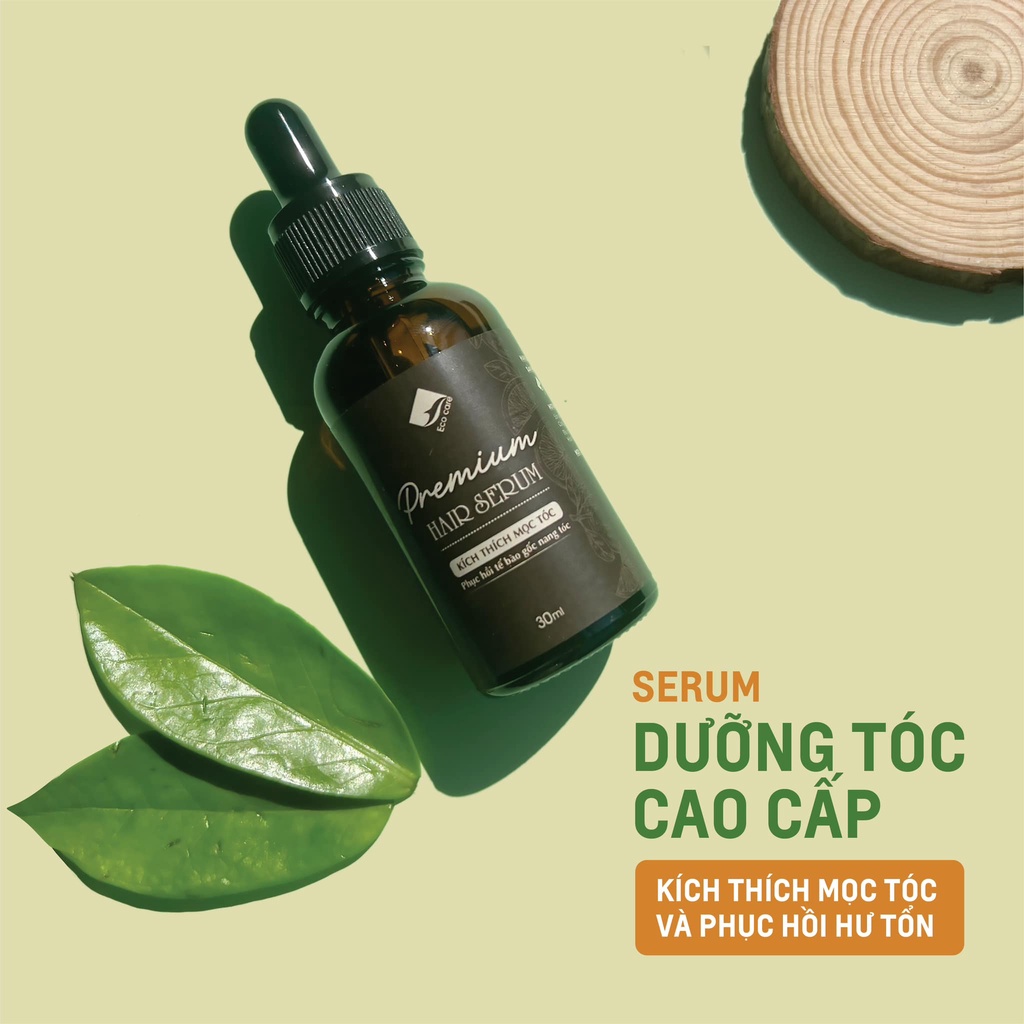 Serum Dưỡng Tóc Chuyên Sâu PREMIUM ECOCARE 30ml, Tinh Dầu Chăm Sóc Tóc, Hỗ Trợ Phục Hồi Nang Tóc Và Kích Thích Mọc Tóc