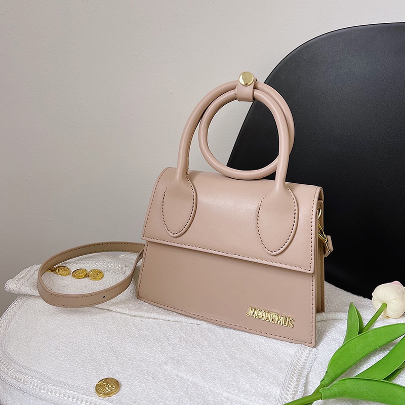 MISCHA Túi Xách Da PU Màu Trơn Phong Cách Phương Tây Thời Trang Cho Nữ