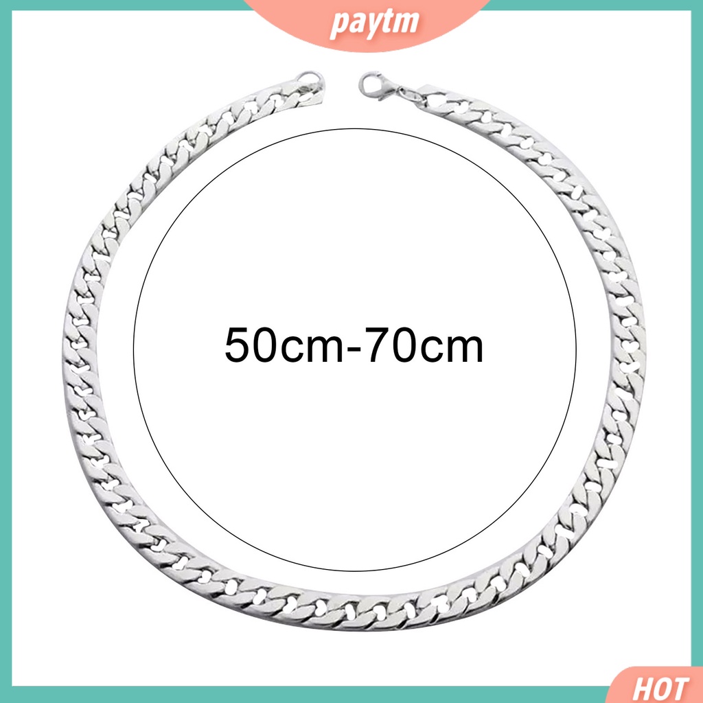 (PTM) Dây chuyền sợi xích dạng xoắn thiết kế đơn giản thời trang cho nam