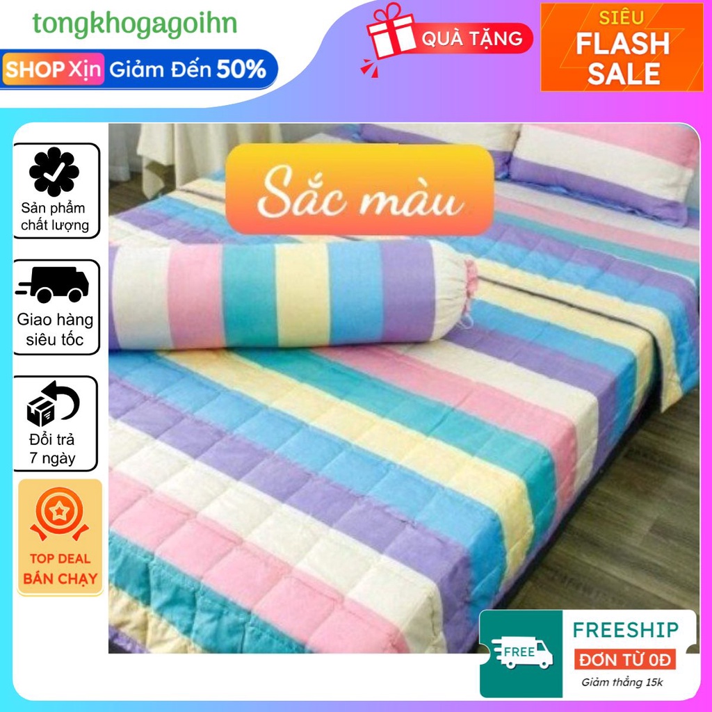 Ga Trải Giường, ga bọc đệm có chọn mẫu 1M,1M2, vải Coton Poly