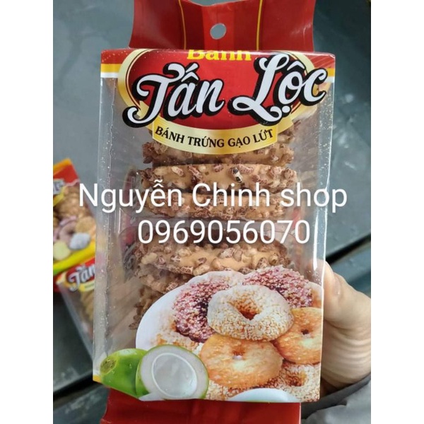 Bánh vừng vòng gạo lứt to gói 10 cái