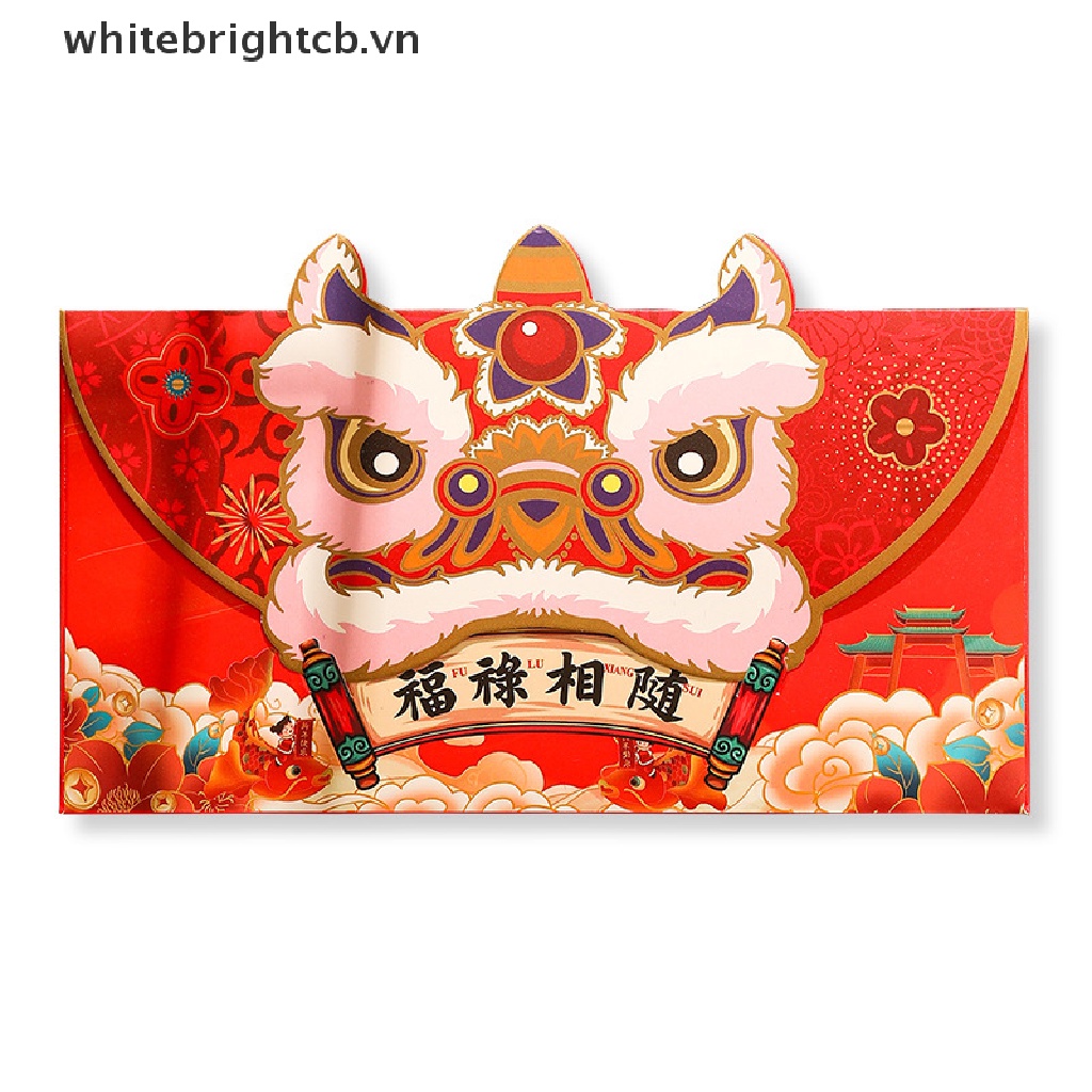 Set 4 Bao Lì Xì Đỏ May Mắn Cho Năm Mới 2023