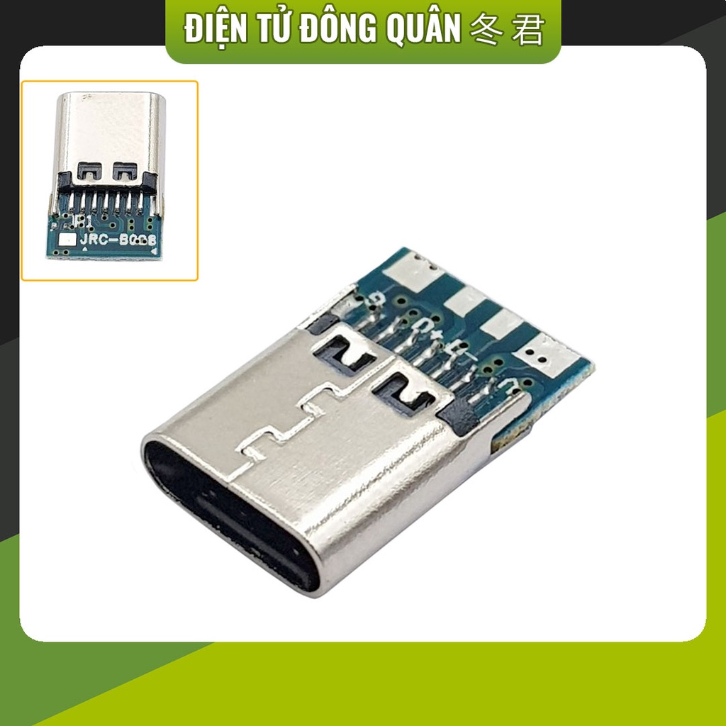 Ổ cắm USB 3.1 Type C 14 chân ra PCB 4 chân truyền nhận dữ liệu, custom bàn phím cơ.