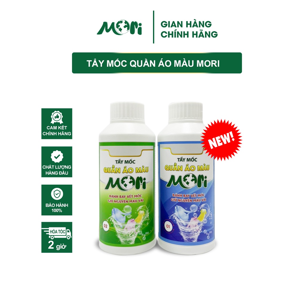 Set tẩy mốc quần áo_Siêu sạch siêu sáng bóng cho mọi đồ vải