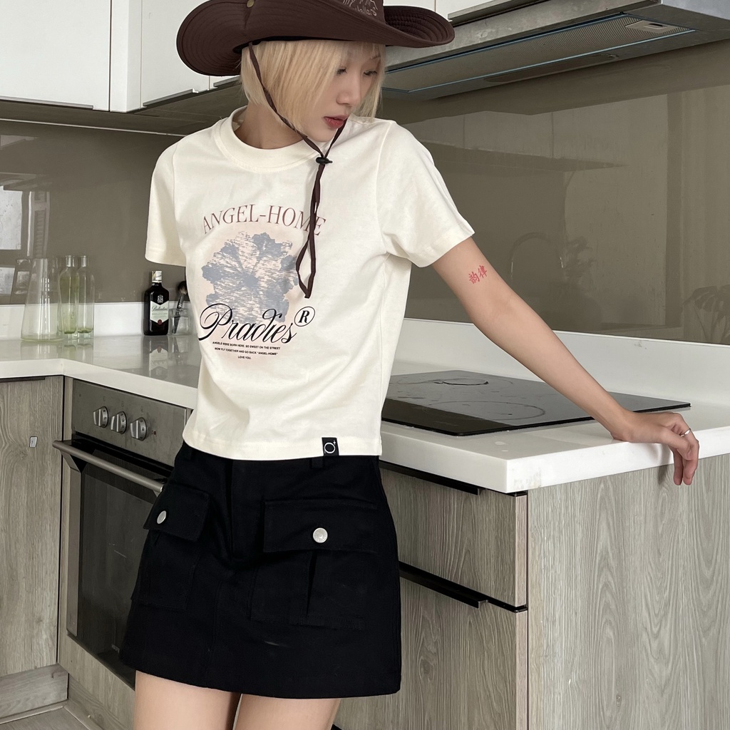 Áo Thun Babytee PRADIES Single Hibicus